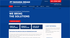 Desktop Screenshot of basanaindah.com