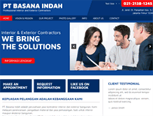 Tablet Screenshot of basanaindah.com
